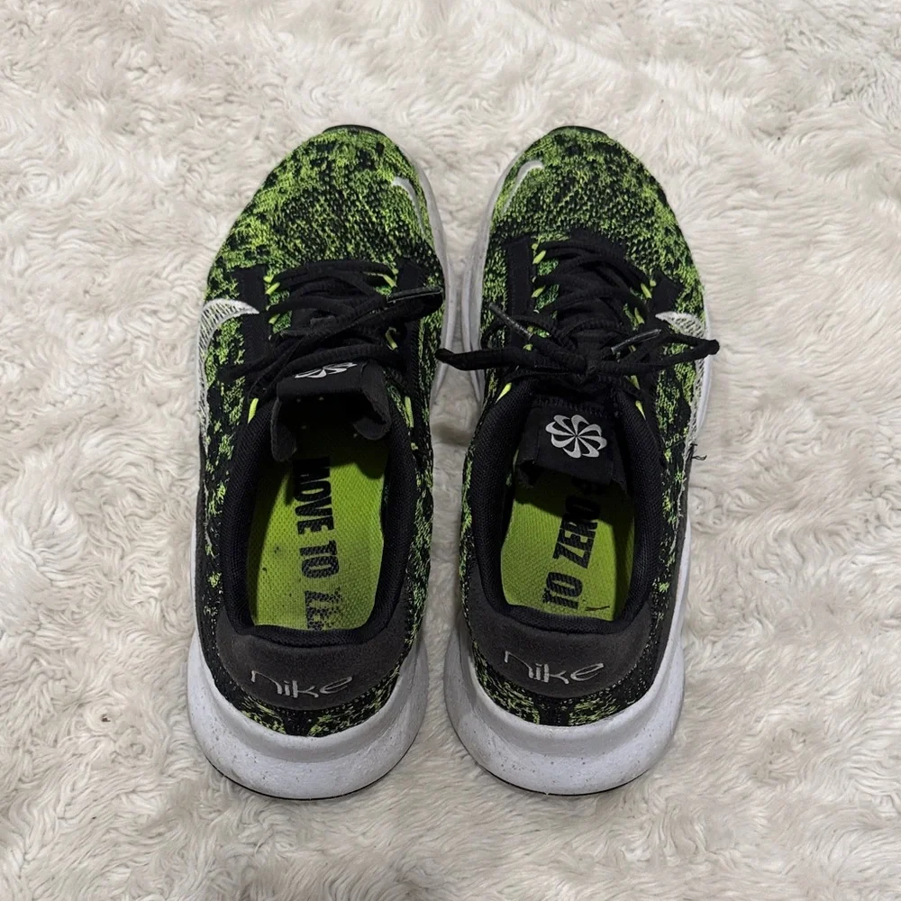 Nike SuperRep Go 3 Next Nature Flyknit Neon Green and Black‎ Mens Size 9.5
